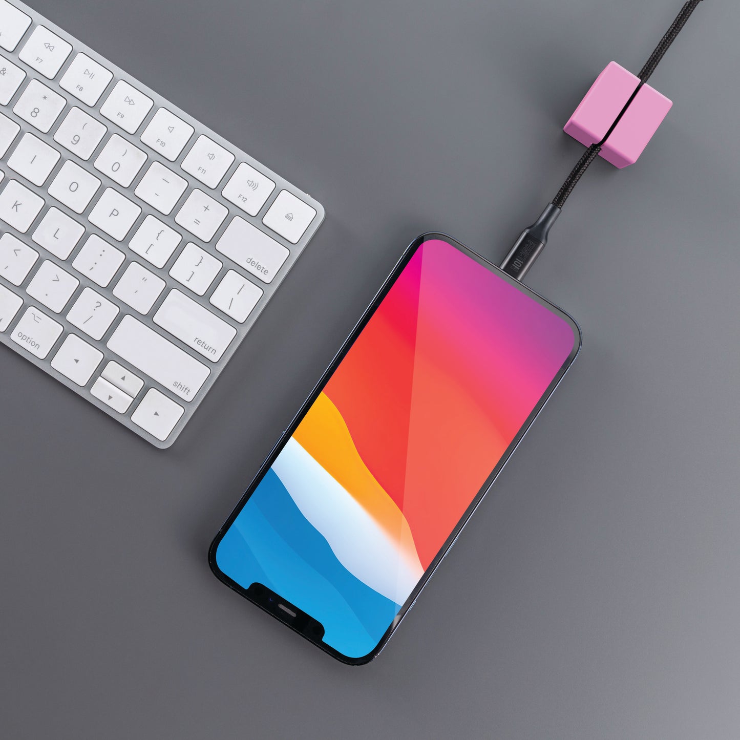 Cable Blocks Magnetic Cord Organizers Pink