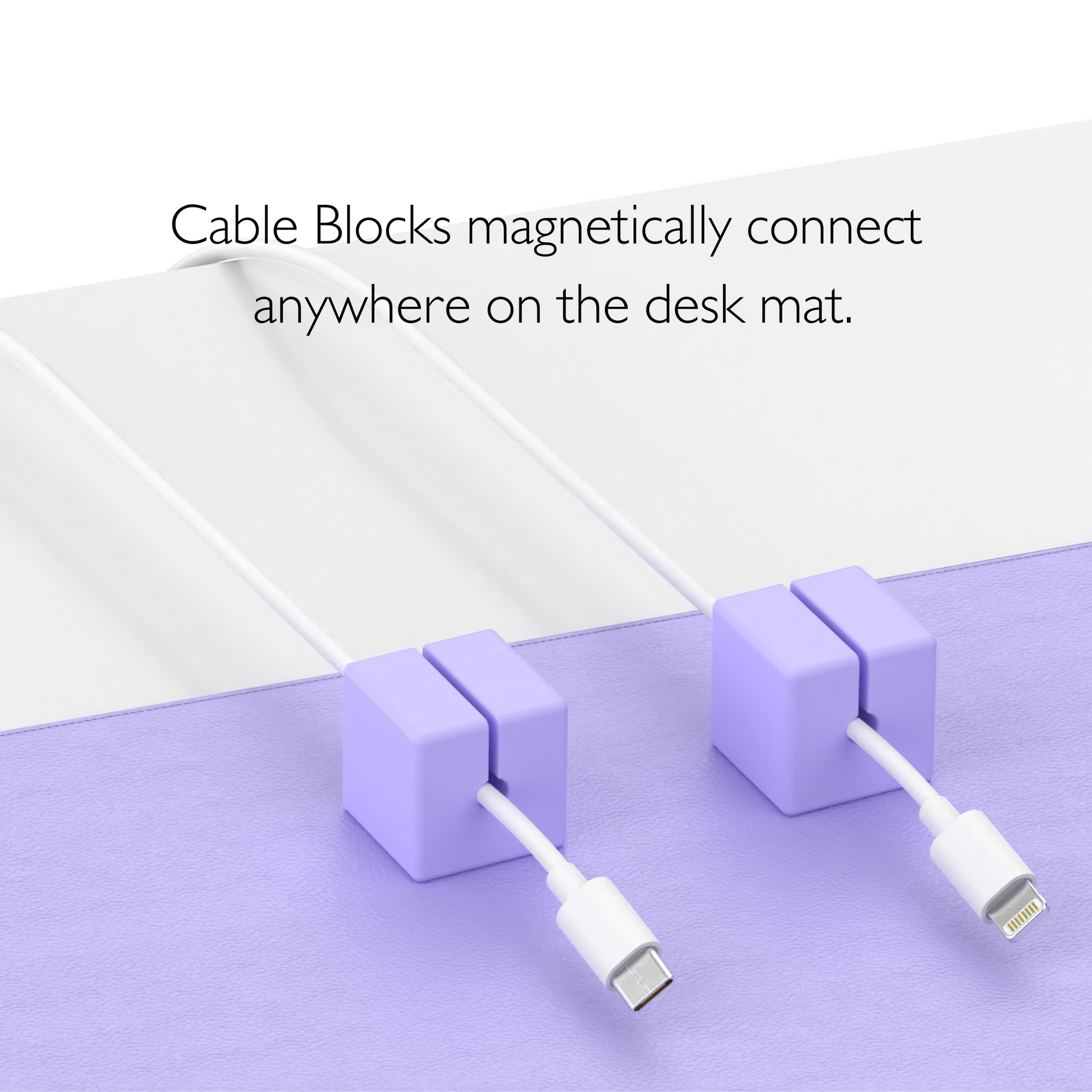 DESK MAT PRO + 2 MAGNETIC CABLE BLOCK MANAGERS - Function101