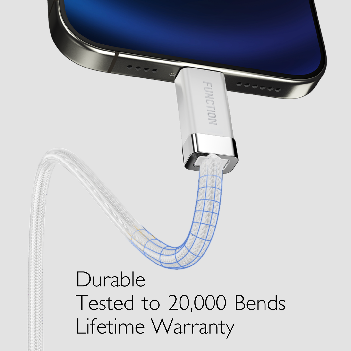 STAY CABLE - USB-C Charge Cable with Magnetic Connector (1M | 3.3 FT)