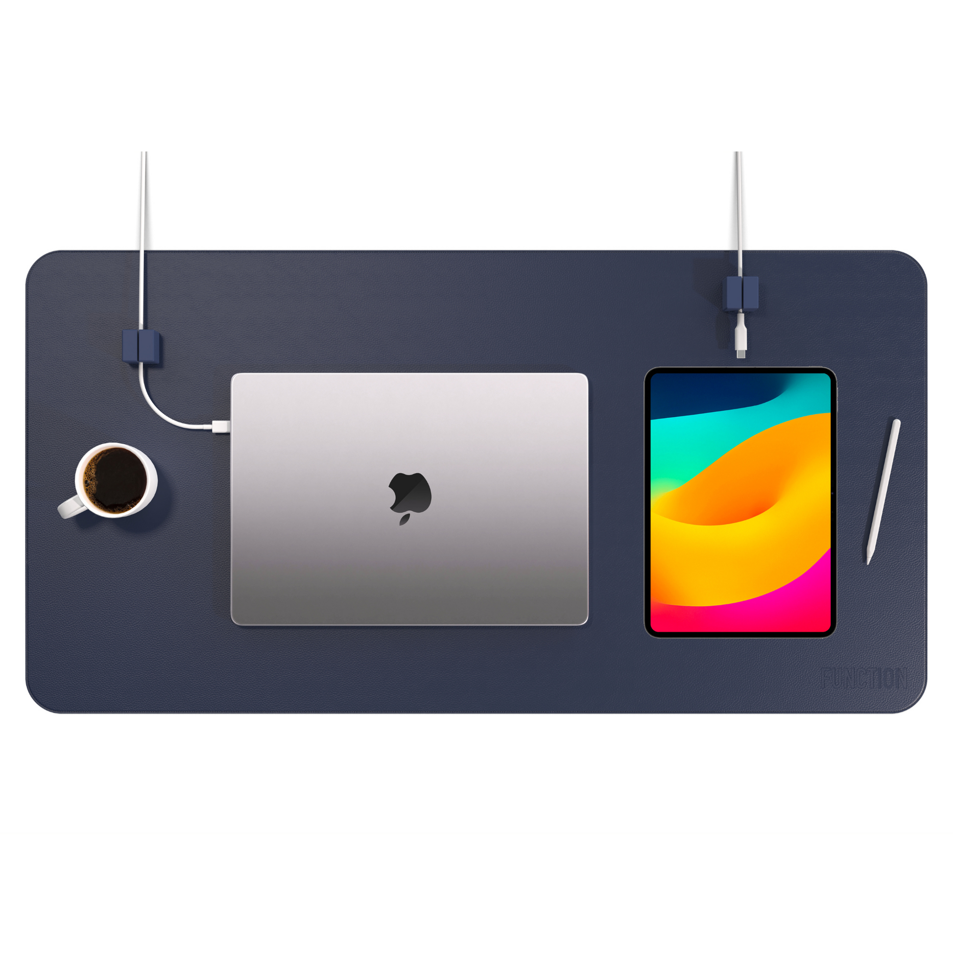 DESK MAT PRO + 2 MAGNETIC CABLE BLOCK MANAGERS - Function101