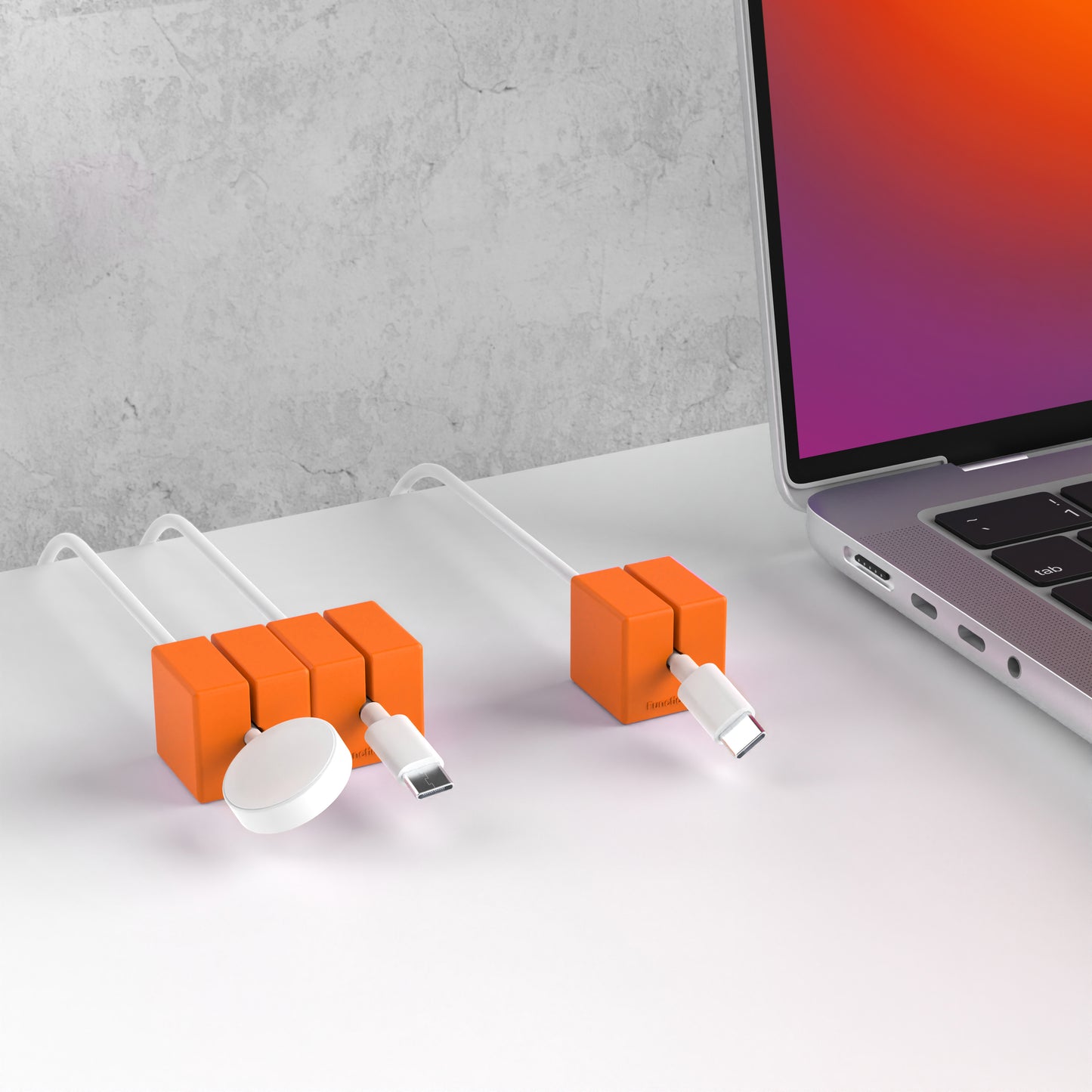 CABLE BLOCKS - 3 PACK Weighted and Magnetic Cord Organizers