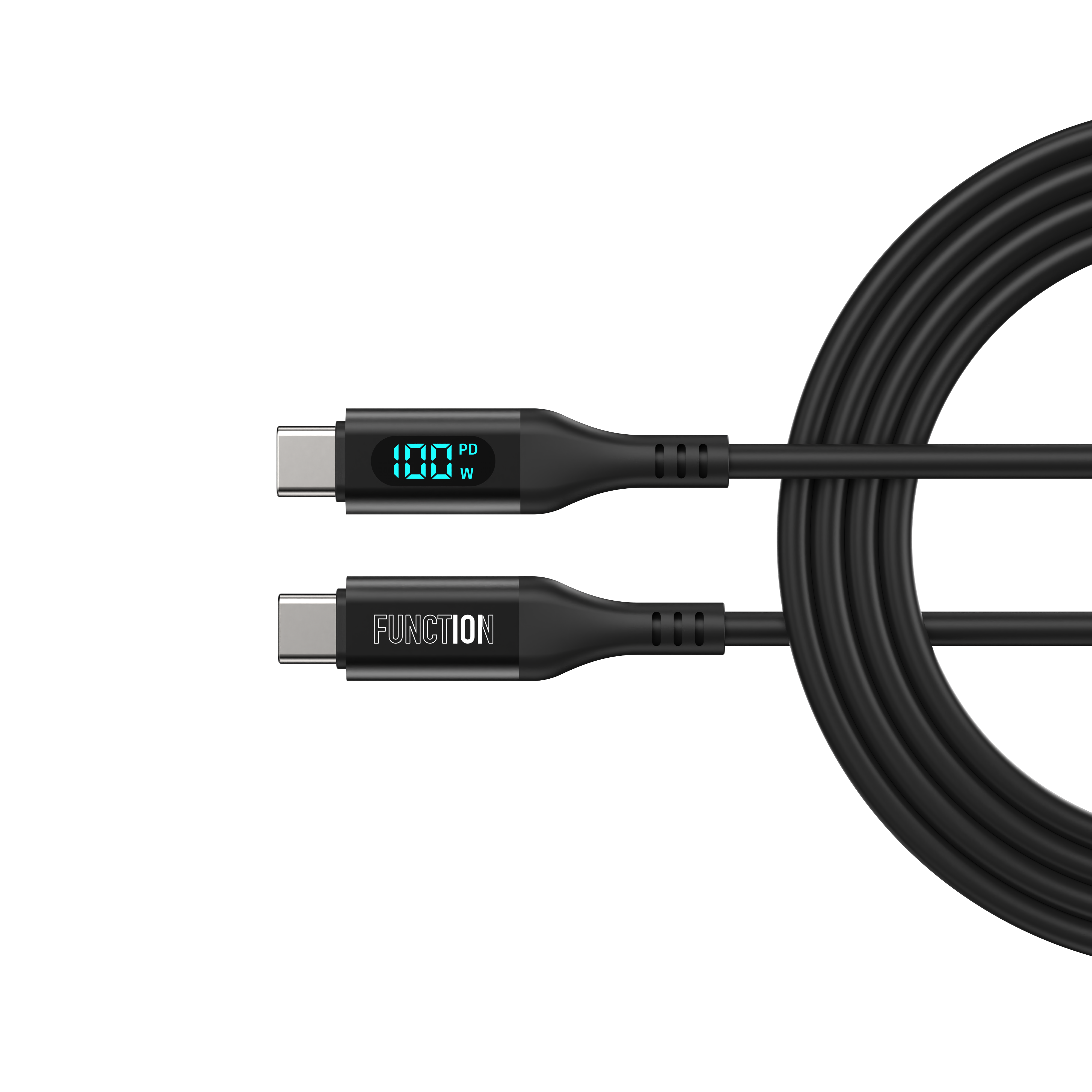 100W SMART CABLE - USB C to USB C Digital Display