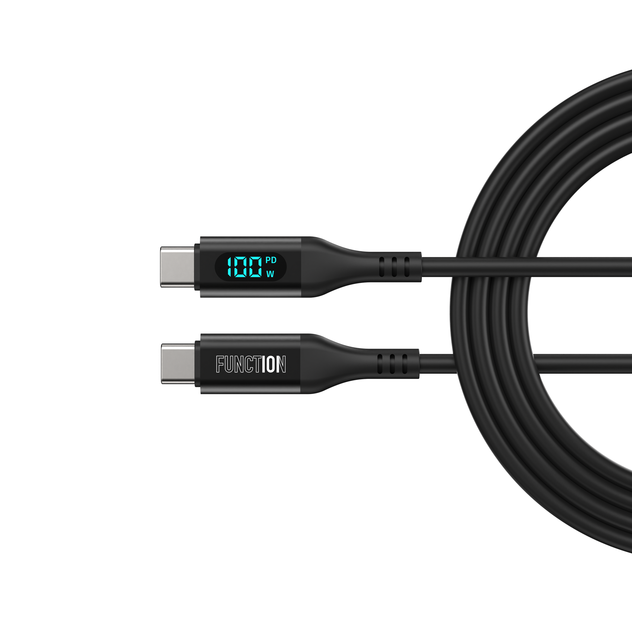 100W SMART CABLE - USB C to USB C Digital Display