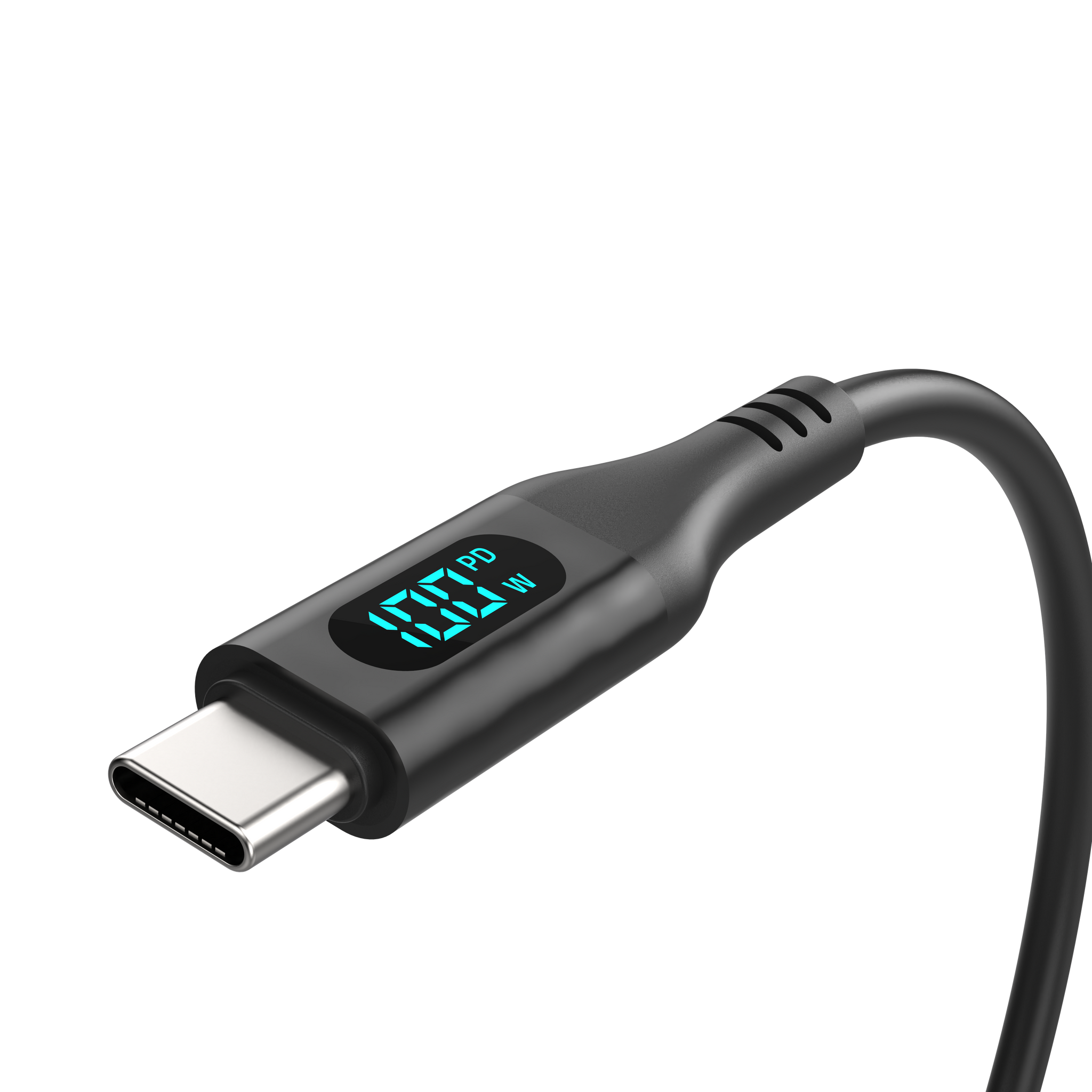 100W SMART CABLE - USB C to USB C Digital Display