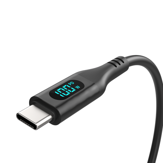100W SMART CABLE - USB C to USB C Digital Display