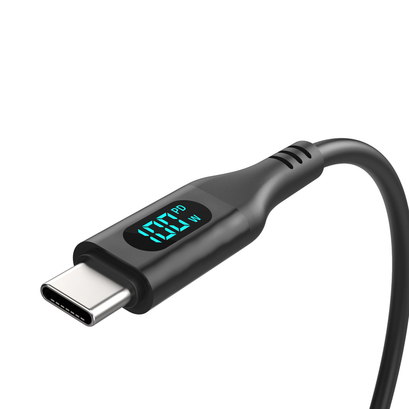 100W SMART CABLE - USB C to USB C Digital Display