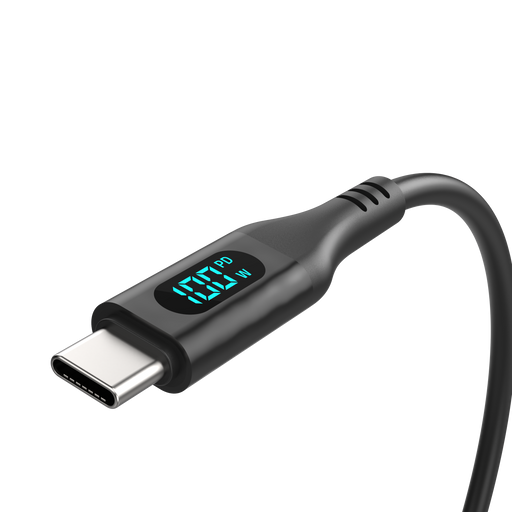 100W SMART CABLE - USB C to USB C Digital Display