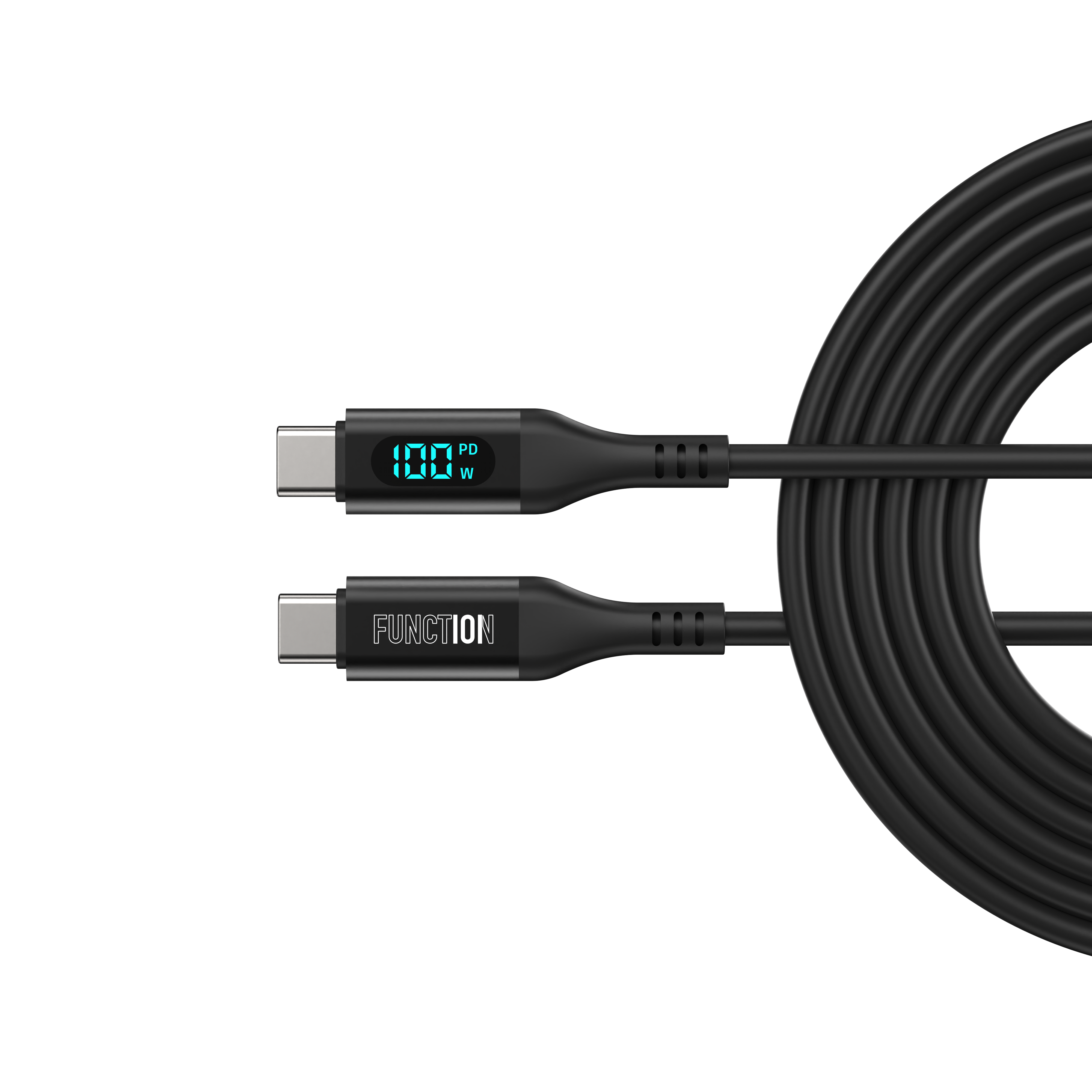 100W SMART CABLE - USB C to USB C Digital Display