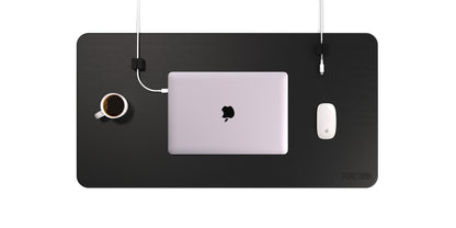 Desk Mat Pro Black - Bundle with 2 Cable Block Solo  + MagSafe Coaster