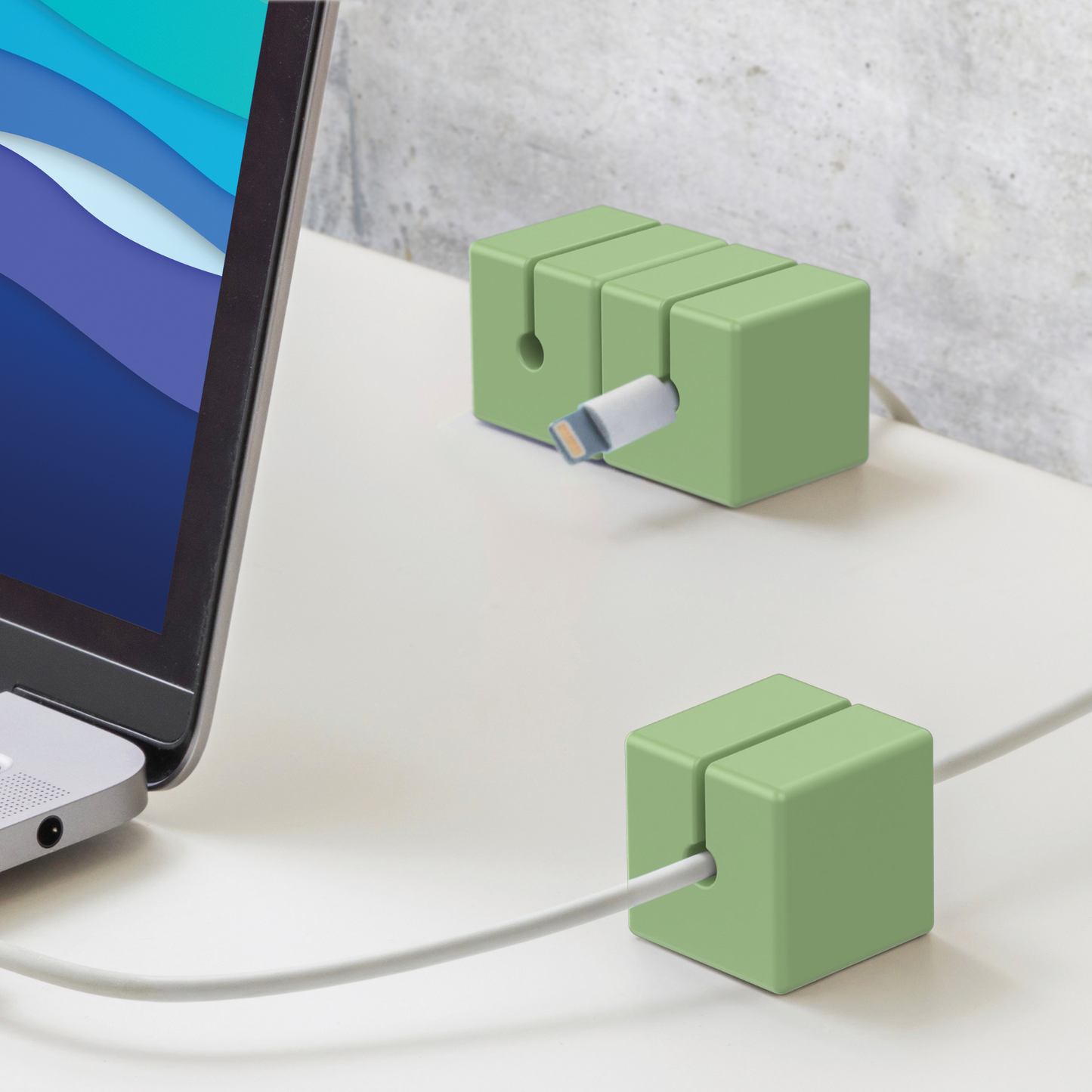 CABLE BLOCKS Magnetic and Weighted Cord Organizers (New Version)