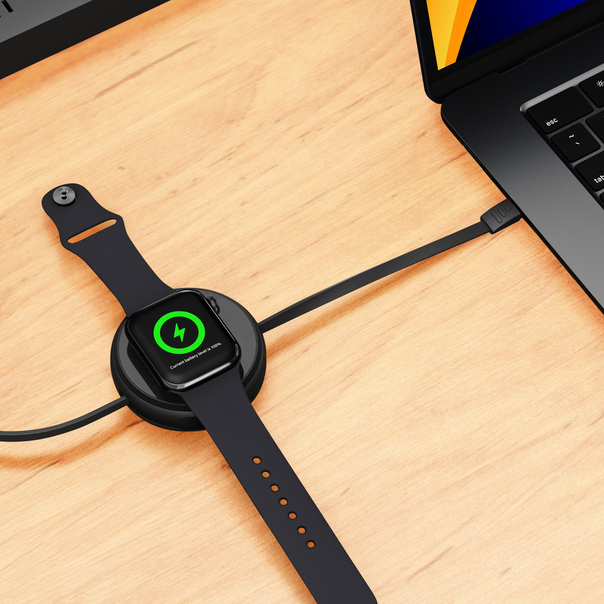 2-IN-1 RETRACTABLE CABLE WITH WIRELESS CHARGER