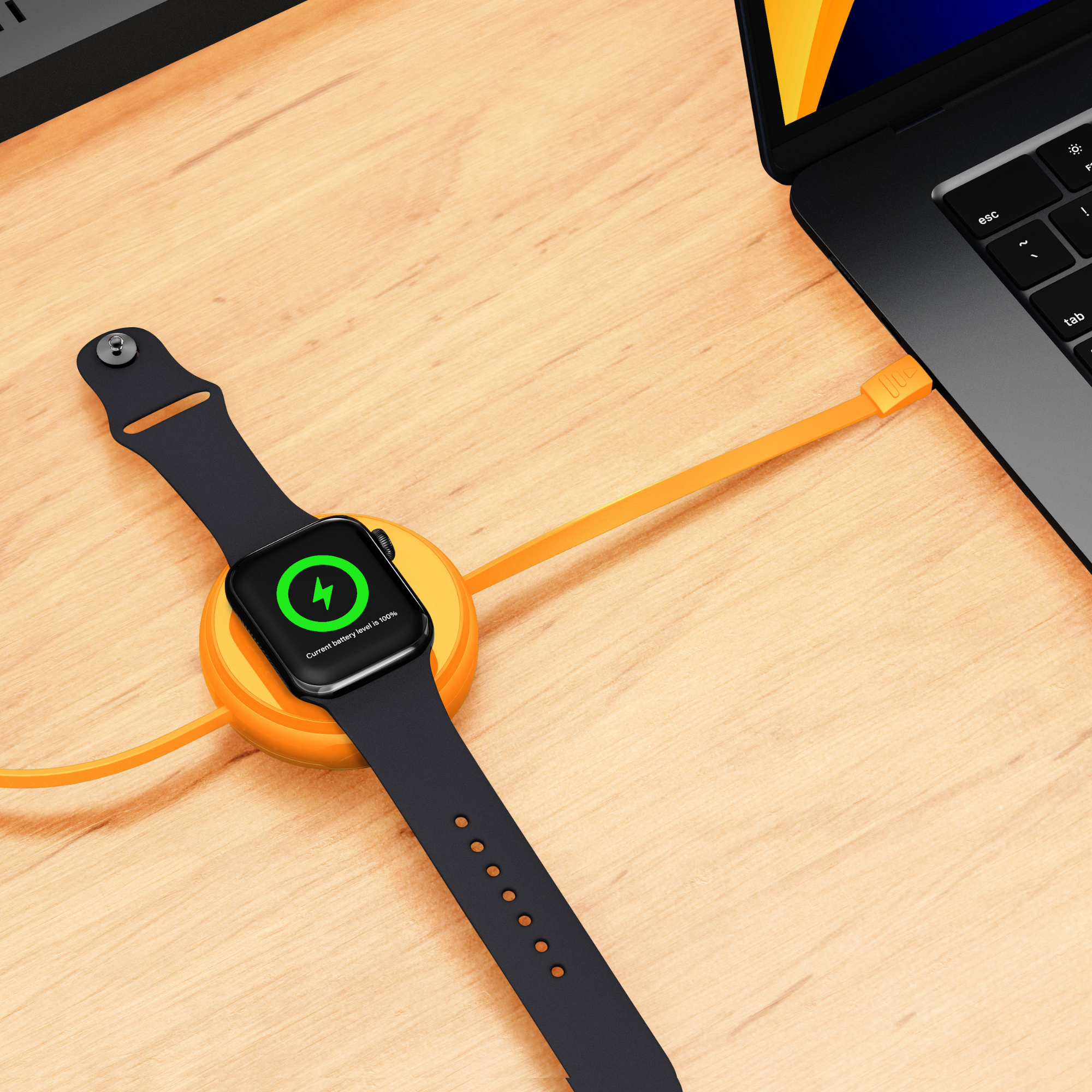 2-IN-1 RETRACTABLE CABLE WITH WIRELESS CHARGER