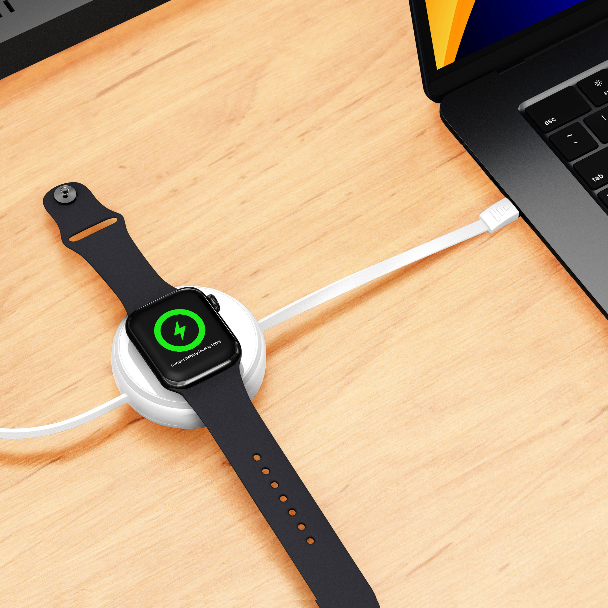 2-IN-1 RETRACTABLE CABLE WITH WIRELESS CHARGER