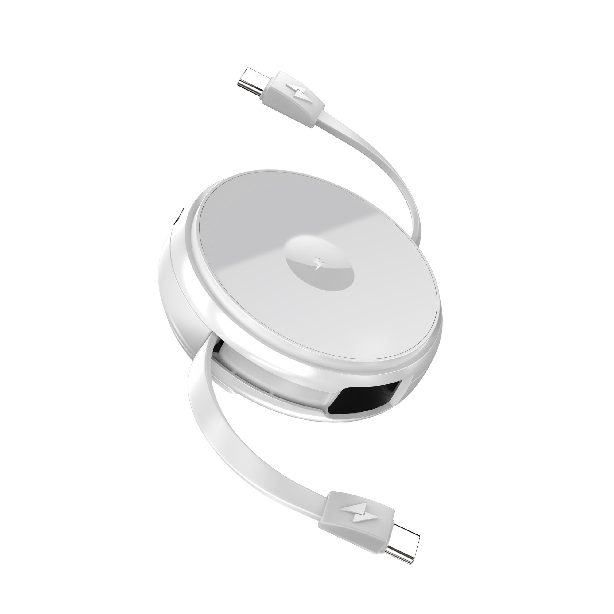 2-IN-1 RETRACTABLE CABLE WITH WIRELESS CHARGER