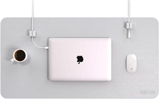 FUNCTION101 DESK MAT PRO + 2 MAGNETIC CABLE BLOCK - GRAY