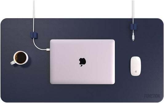 FUNCTION101 DESK MAT PRO + 2 MAGNETIC CABLE BLOCKS - NAVY