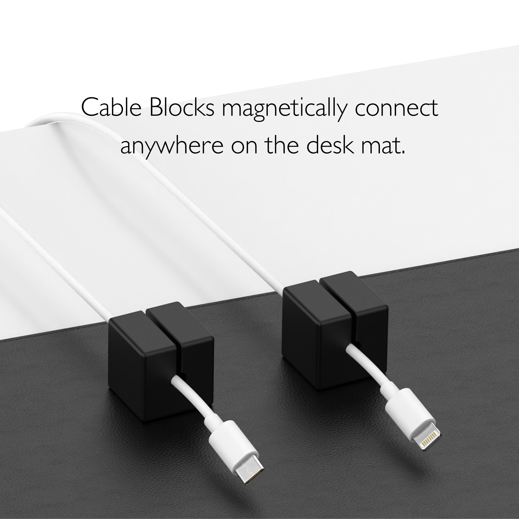 DESK MAT PRO + 2 MAGNETIC CABLE BLOCK MANAGERS