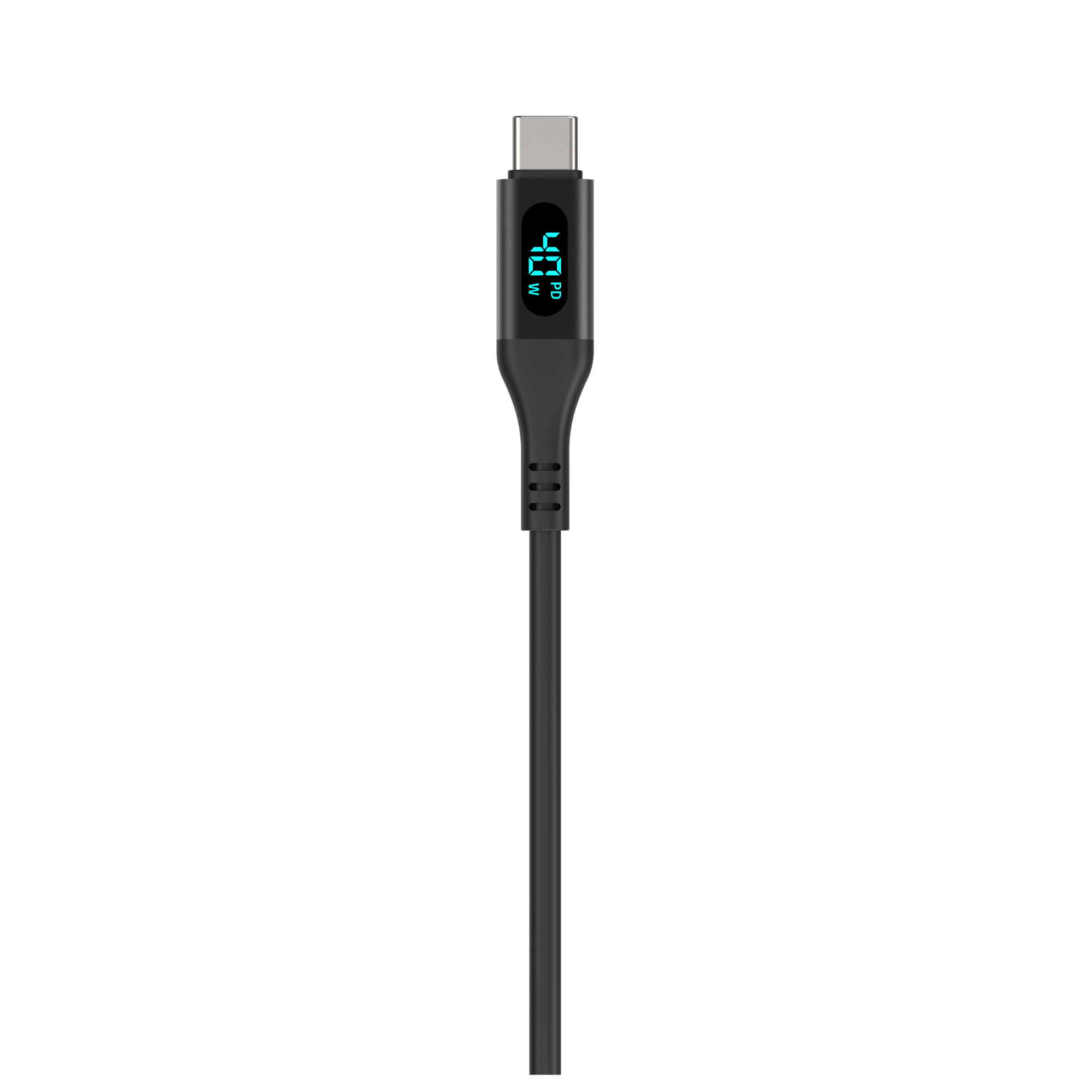 60W SMART CABLE USB-C TO USB-C WITH DIGITAL DISPLAY (1.5M)