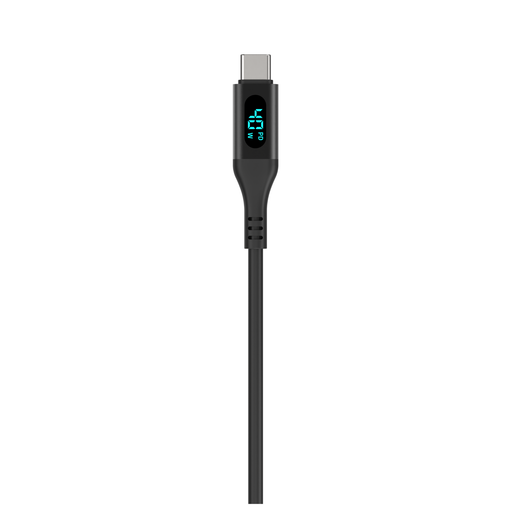 60W SMART CABLE USB-C TO USB-C WITH DIGITAL DISPLAY (1.5M)