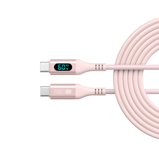 60W SMART CABLE USB-C TO USB-C WITH DIGITAL DISPLAY (1.5M)