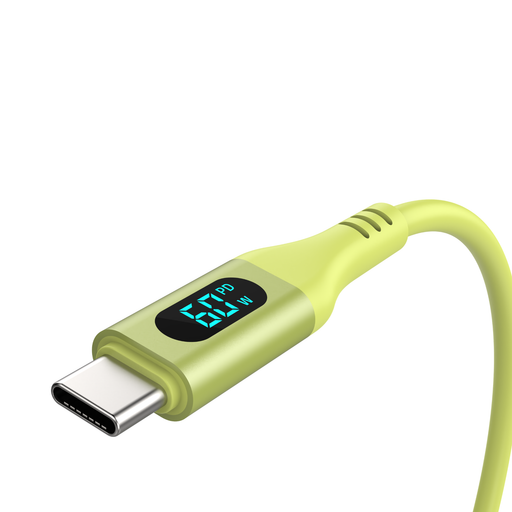 60W SMART CABLE USB-C TO USB-C WITH DIGITAL DISPLAY (1.5M)