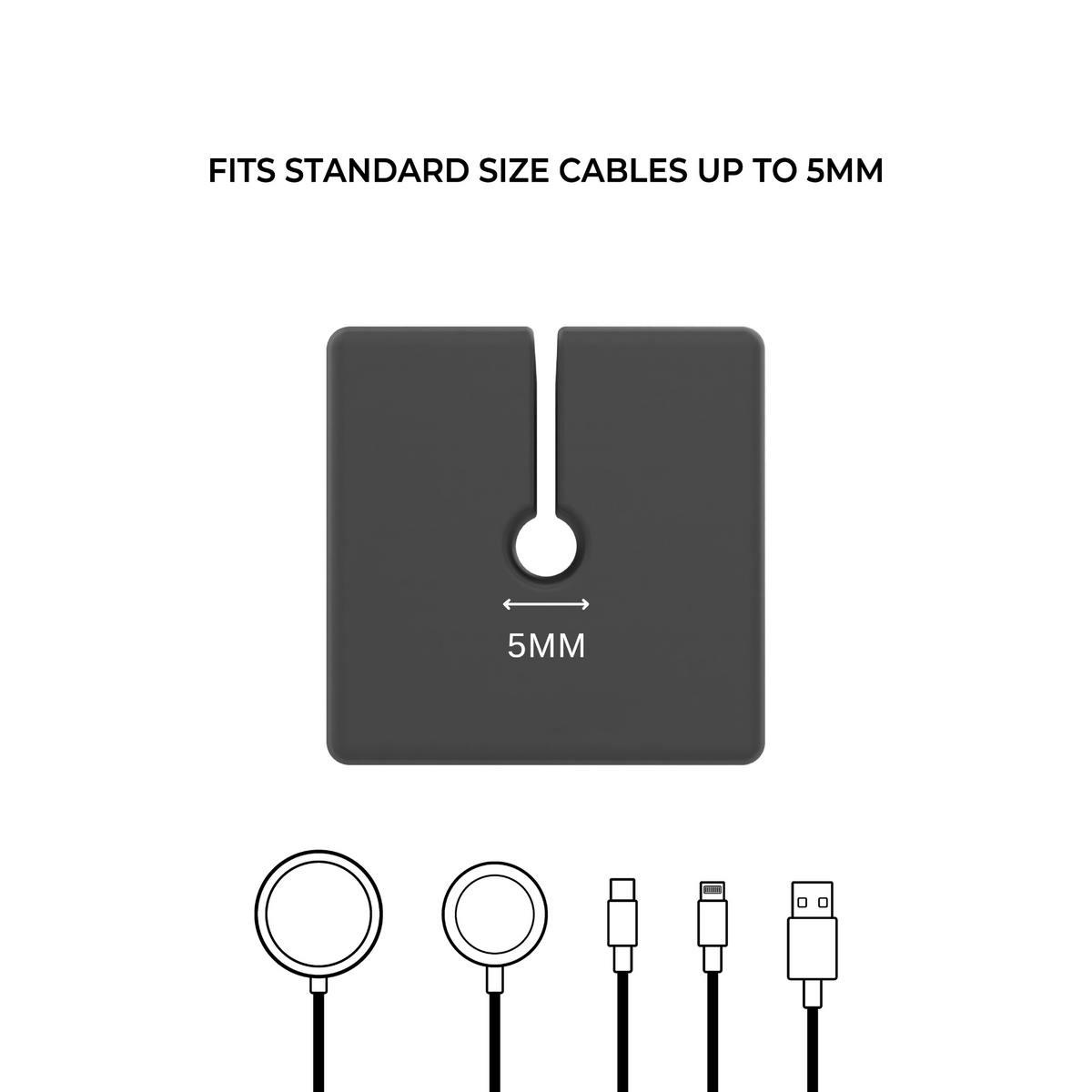 CABLE BLOCKS - 3 PACK - Magnetic Cord Organizers