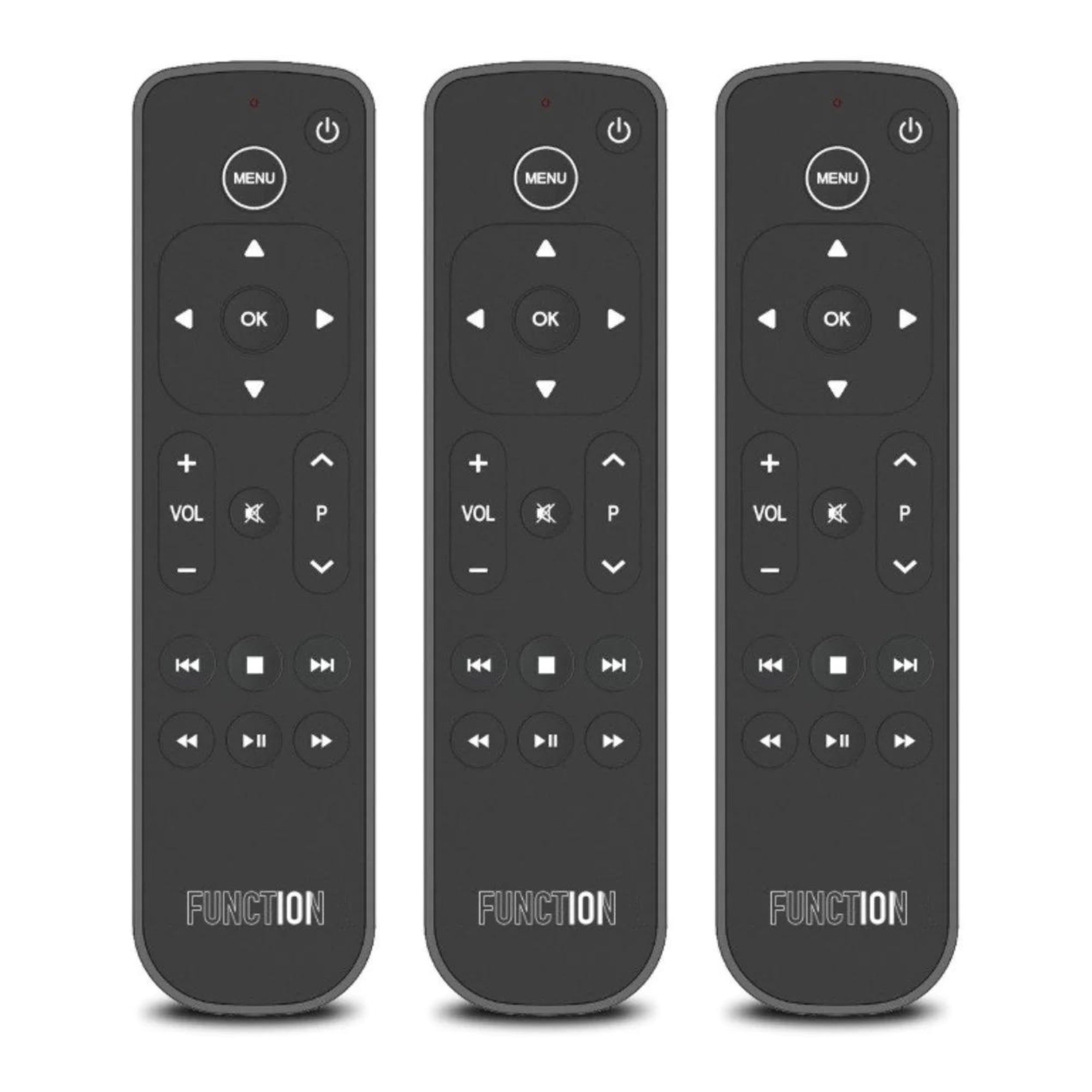 Function101 Button Remote for Apple TV - Bluetooth Edition, 3-Pack
