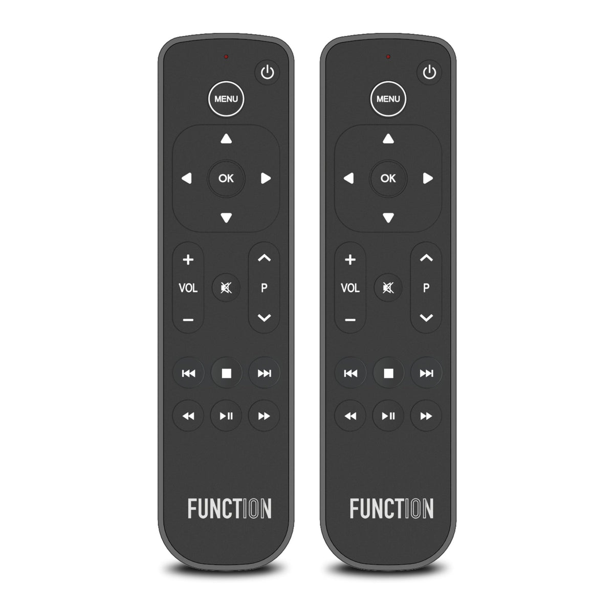 Function101 Button Remote for Apple TV - Infrared Edition, 2-Pack