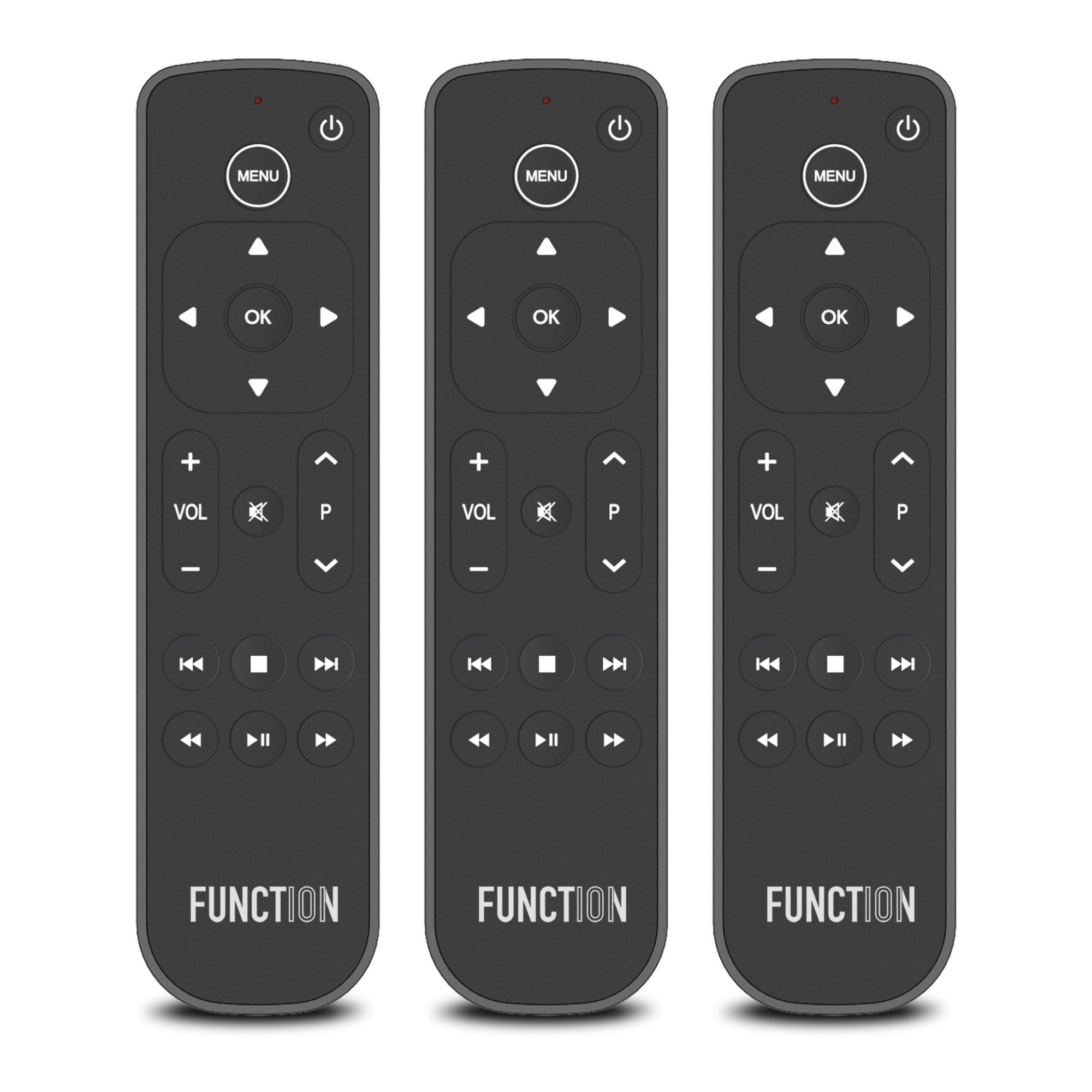 Function101 Button Remote for Apple TV - Infrared Edition, 3-Pack