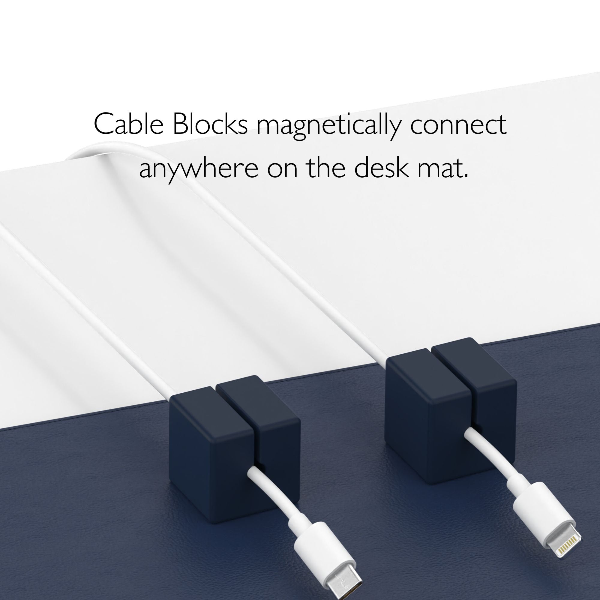 DESK MAT PRO + 2 MAGNETIC CABLE BLOCK MANAGERS