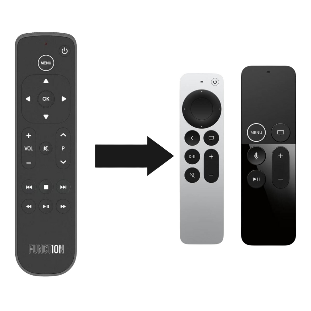 
                  
                    Function101 Apple TV Remote with Siri remote and Apple TV Remote third gen
                  
                