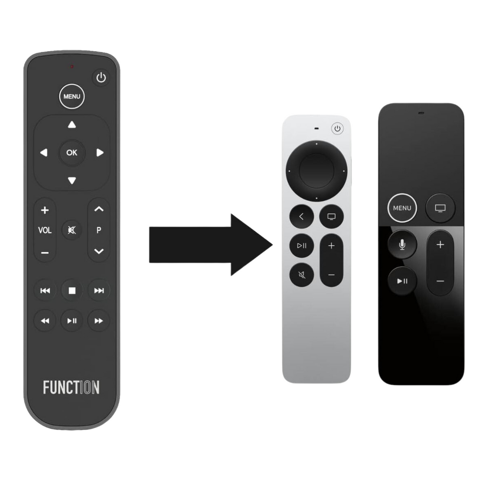 
                  
                    Apple TV Remote | Button Remote for Apple TV / Apple TV 4K (Infrared Edition)
                  
                