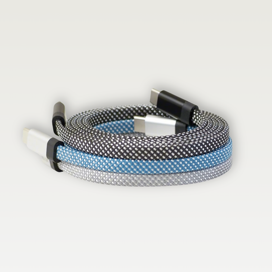 NEAT CABLE - MAGNETICALLY ORGANIZING CHARGE CABLE (USB-C TO USB-C)