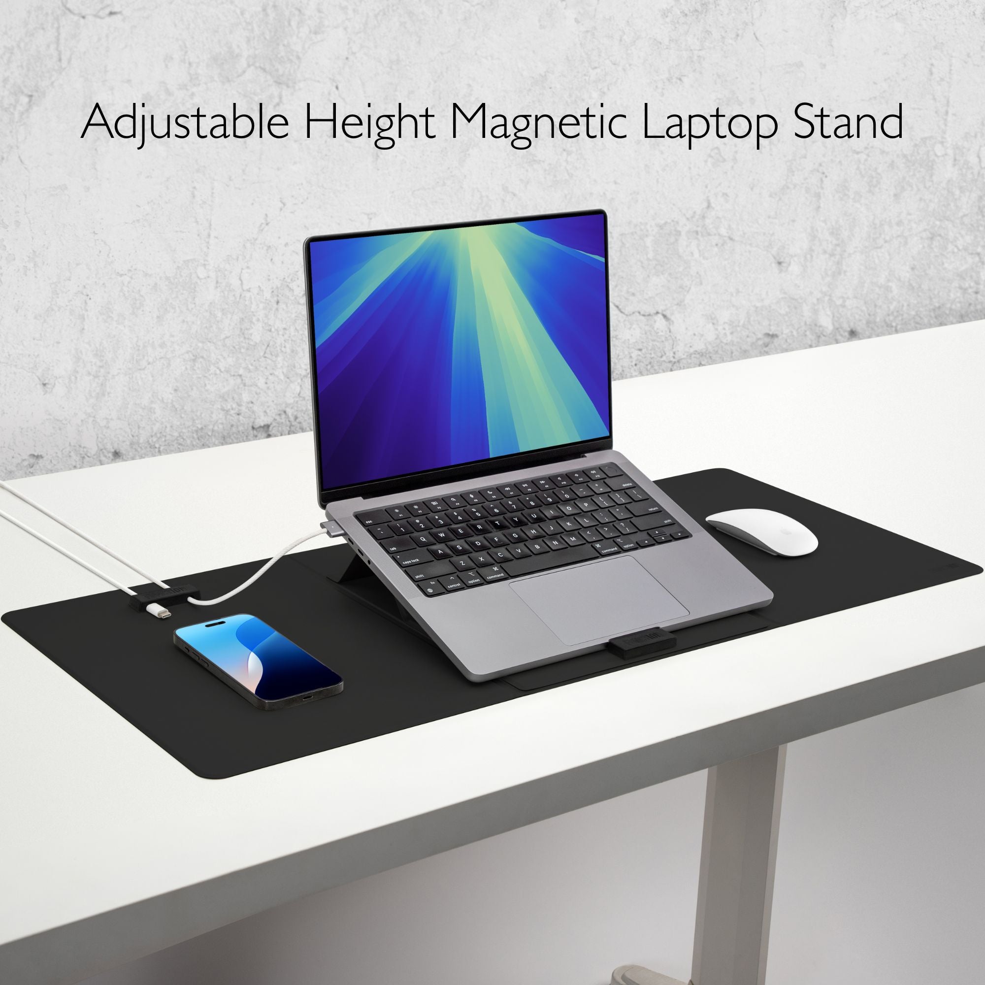 Workpad Device WorkPad Pro Desk Mat with Magnetic Stand & Cable Manager – Function101
