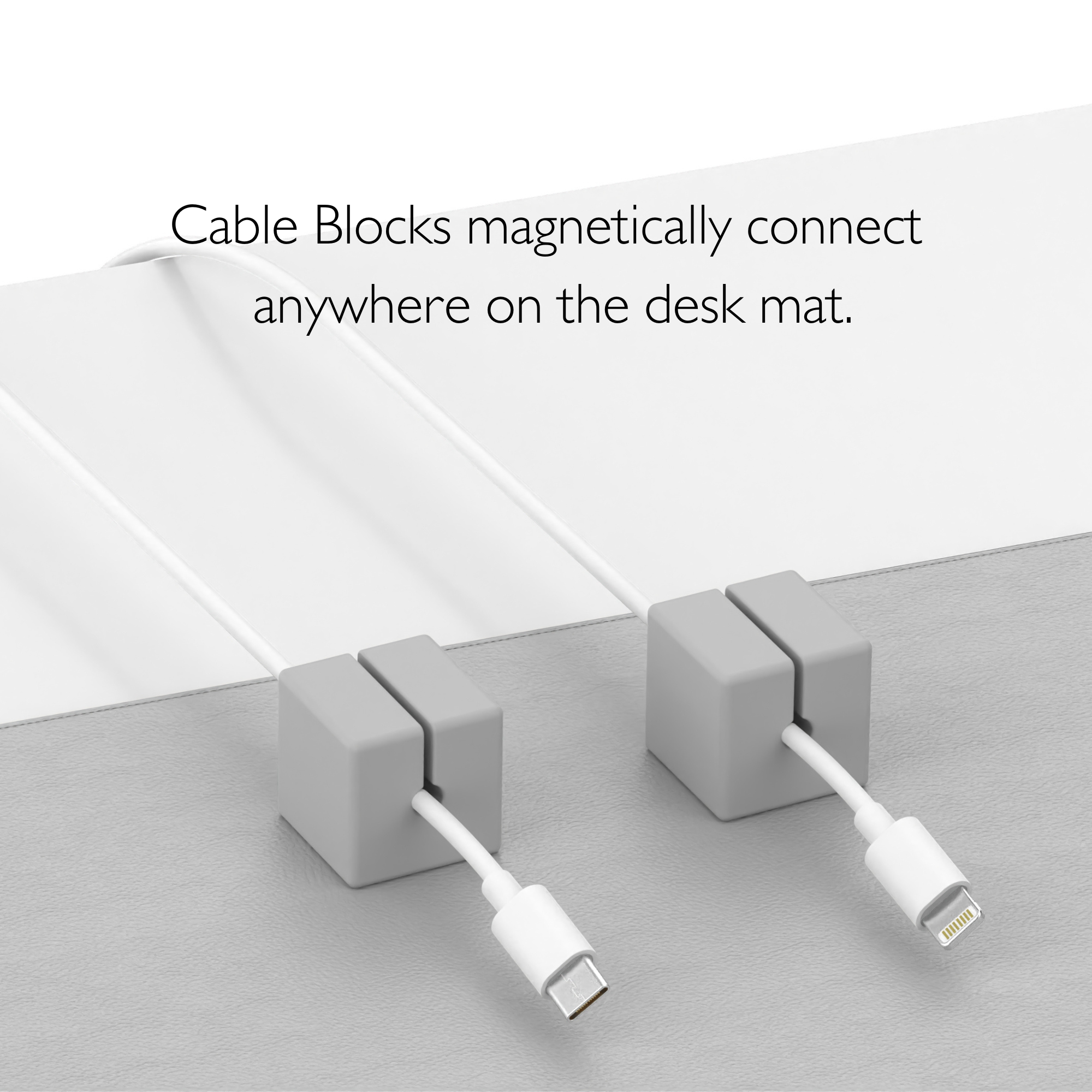 DESK MAT PRO + 2 MAGNETIC CABLE BLOCK MANAGERS