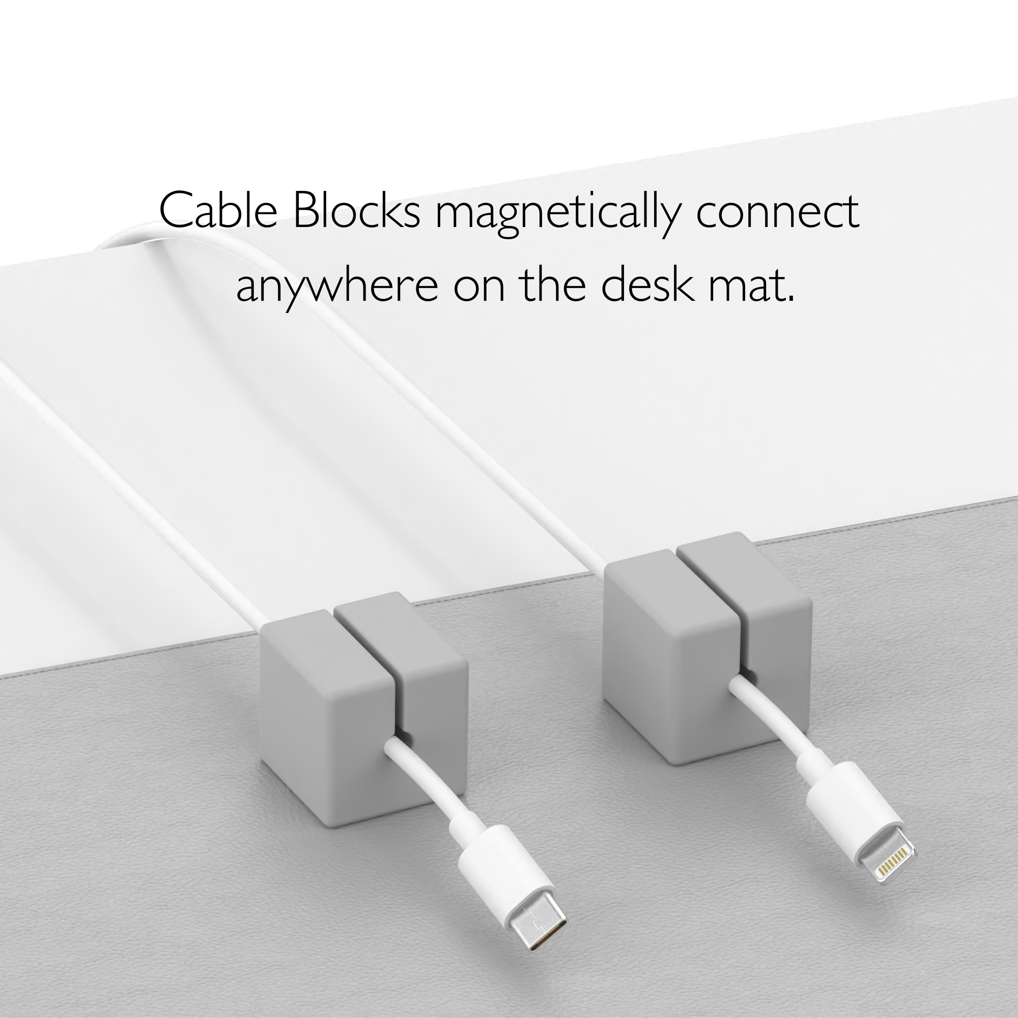 DESK MAT PRO + 2 MAGNETIC CABLE BLOCK MANAGERS - Function101