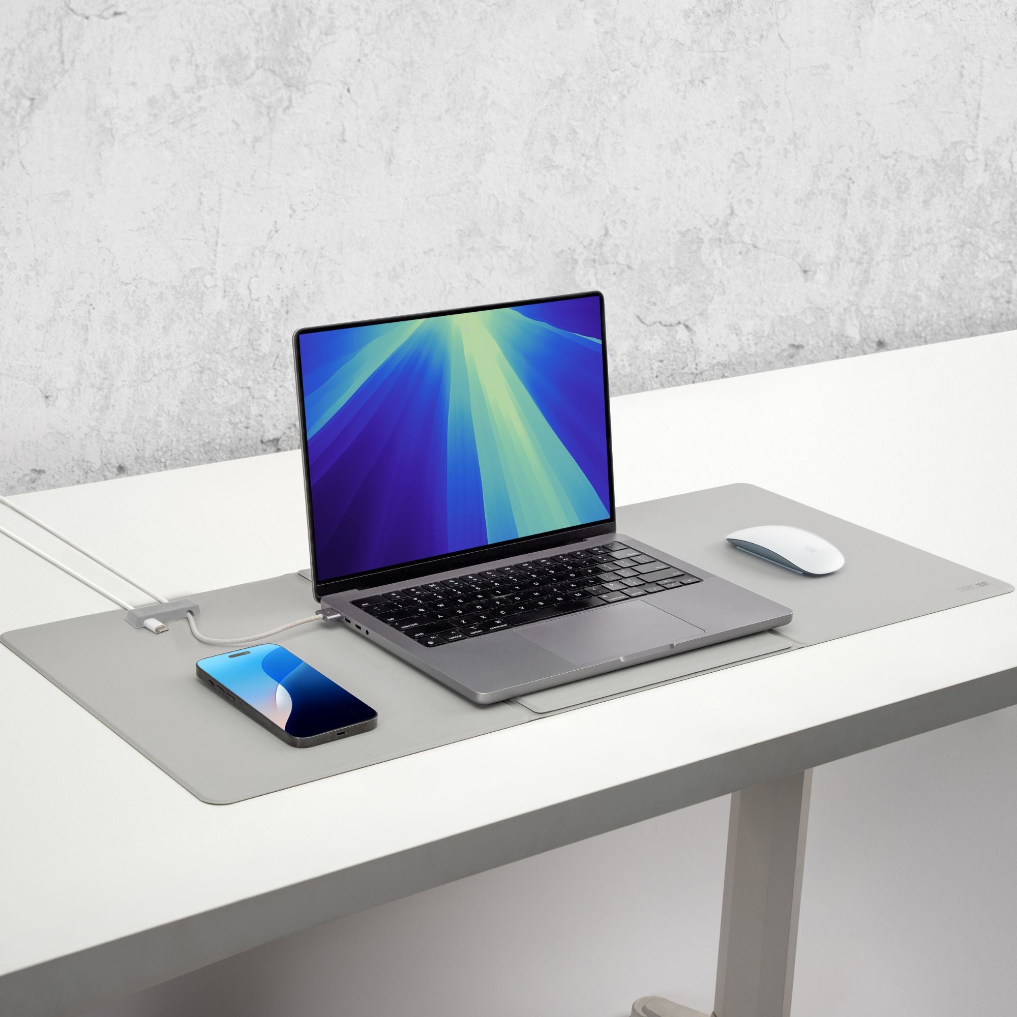 Workpad Device WorkPad Pro Desk Mat with Magnetic Stand & Cable Manager – Function101