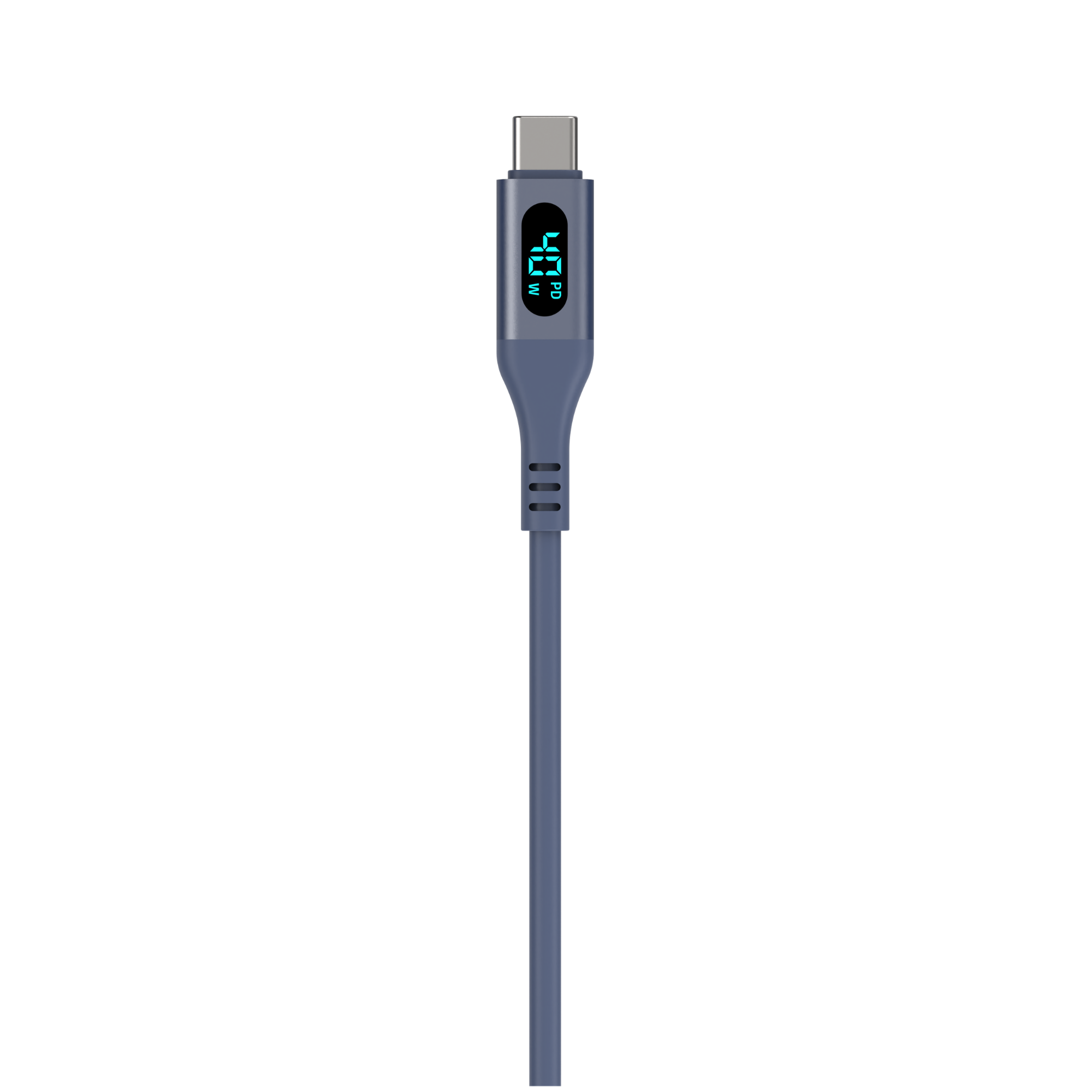 60W SMART CABLE USB-C TO USB-C WITH DIGITAL DISPLAY (1.5M)