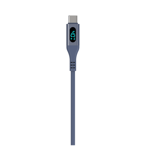 60W SMART CABLE USB-C TO USB-C WITH DIGITAL DISPLAY (1.5M)