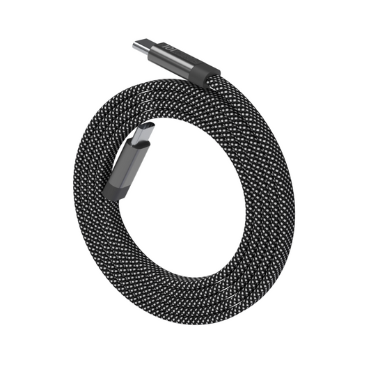 NEAT CABLE - MAGNETICALLY ORGANIZING CHARGE CABLE (1M BLACK USB-C TO USB-C) (B2B)