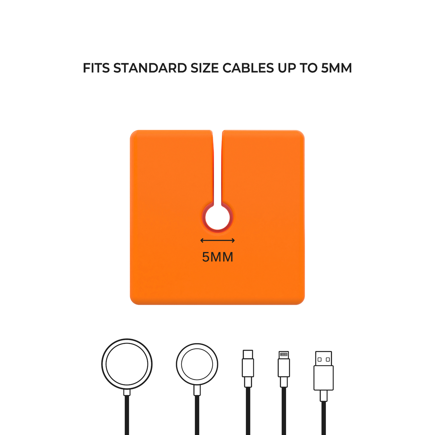 CABLE BLOCKS - 3 PACK Weighted and Magnetic Cord Organizers