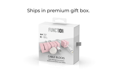 CABLE BLOCKS - PINK (4 PACK)