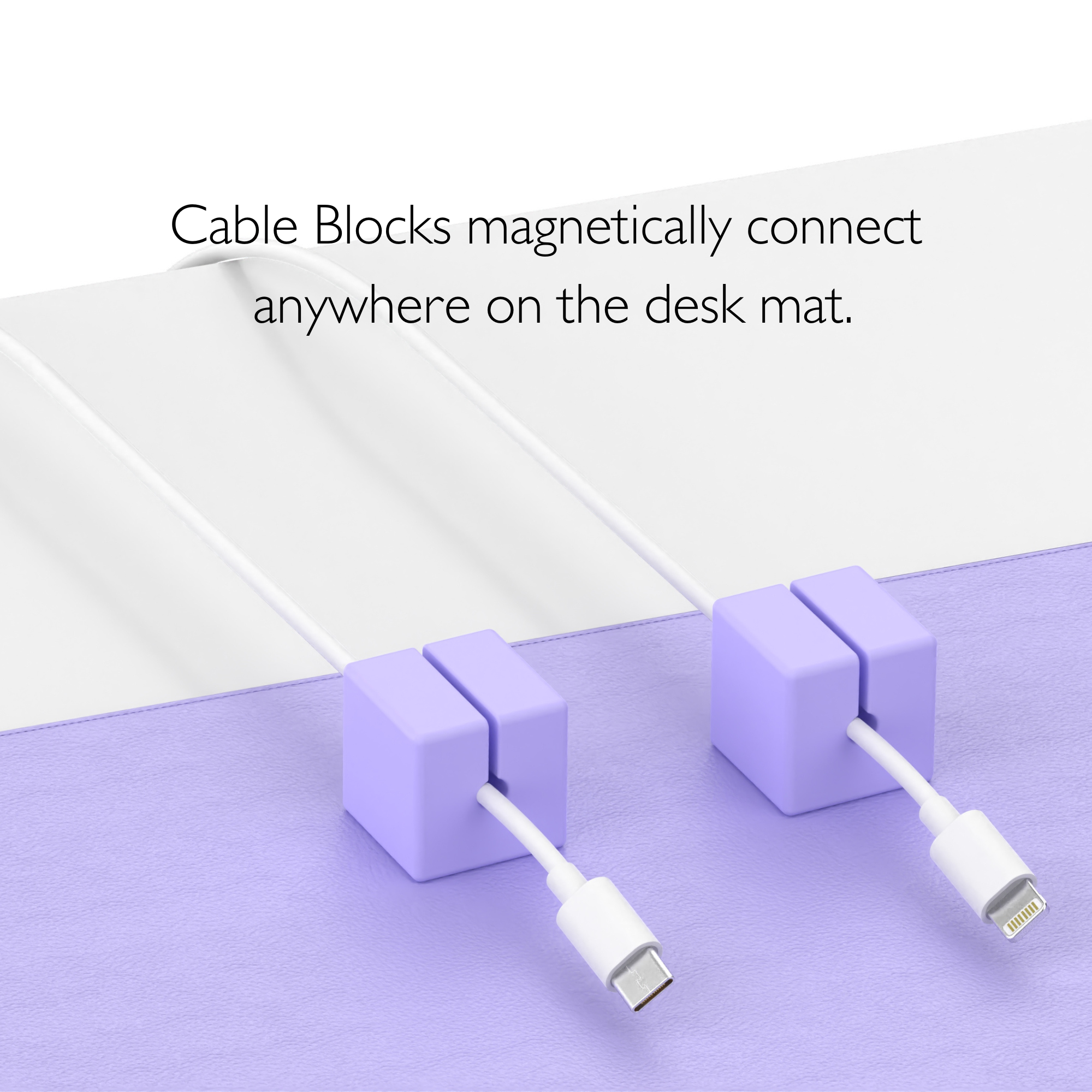 DESK MAT PRO + 2 MAGNETIC CABLE BLOCK MANAGERS