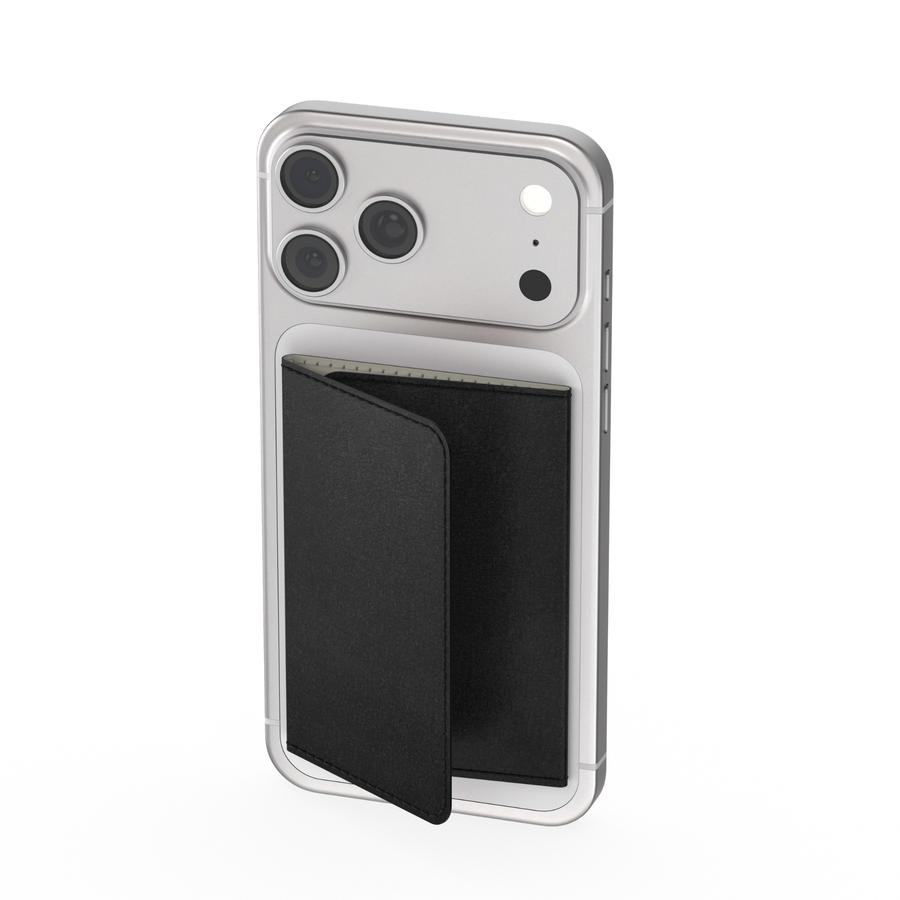 TRIFOLD WALLET MAGNETIC CARD HOLDER