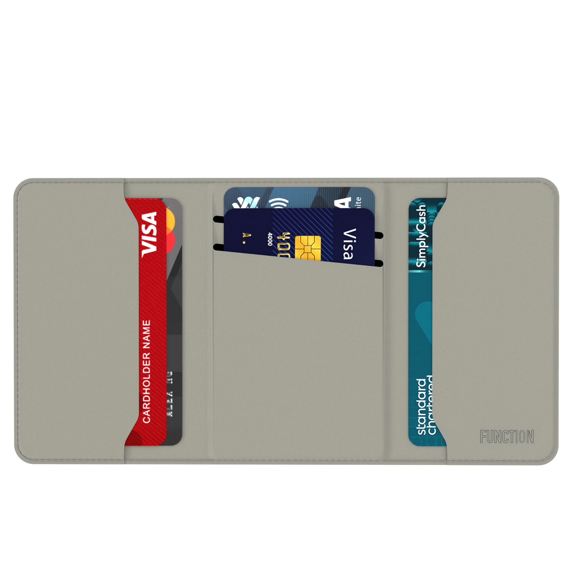 TRIFOLD WALLET MAGNETIC CARD HOLDER