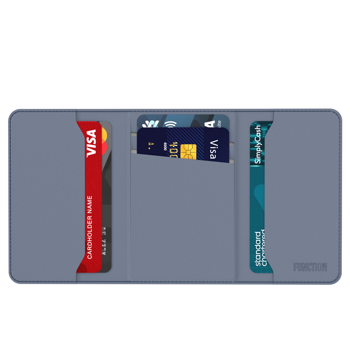 TRIFOLD WALLET MAGNETIC CARD HOLDER