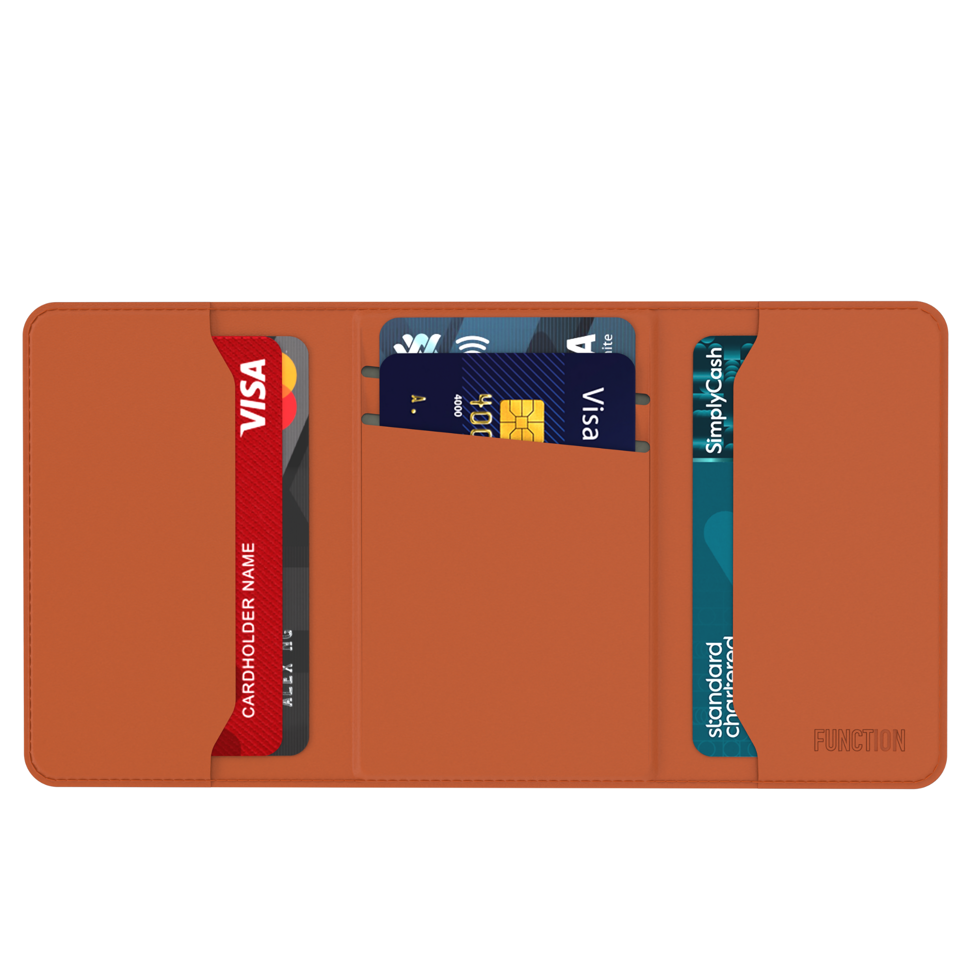 TRIFOLD WALLET MAGNETIC CARD HOLDER