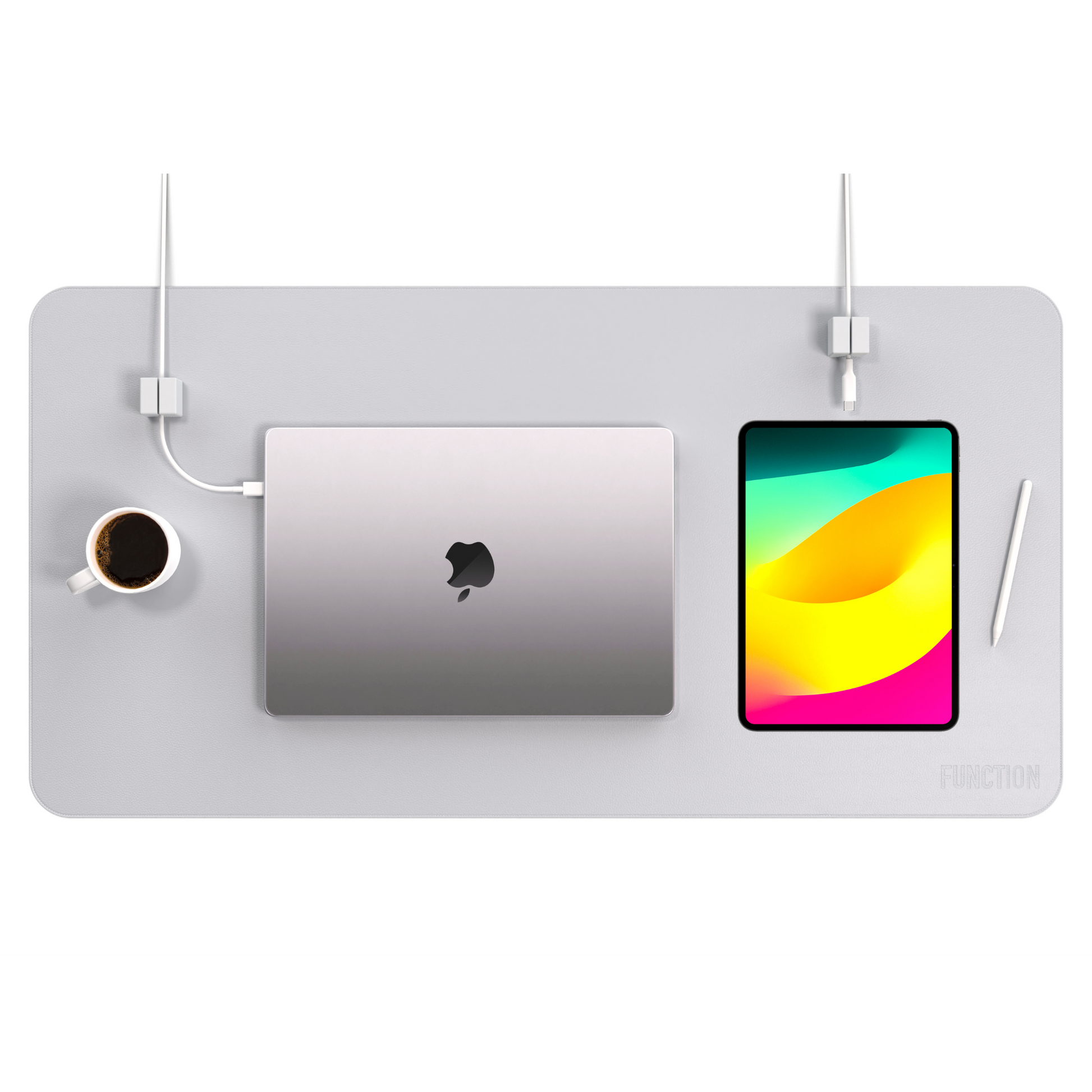 DESK MAT PRO + 2 MAGNETIC CABLE BLOCK MANAGERS - Function101