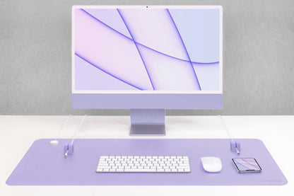 FUNCTION01 DESK MAT PRO + 1 MAGNETIC CABLE BLOCK - PURPLE