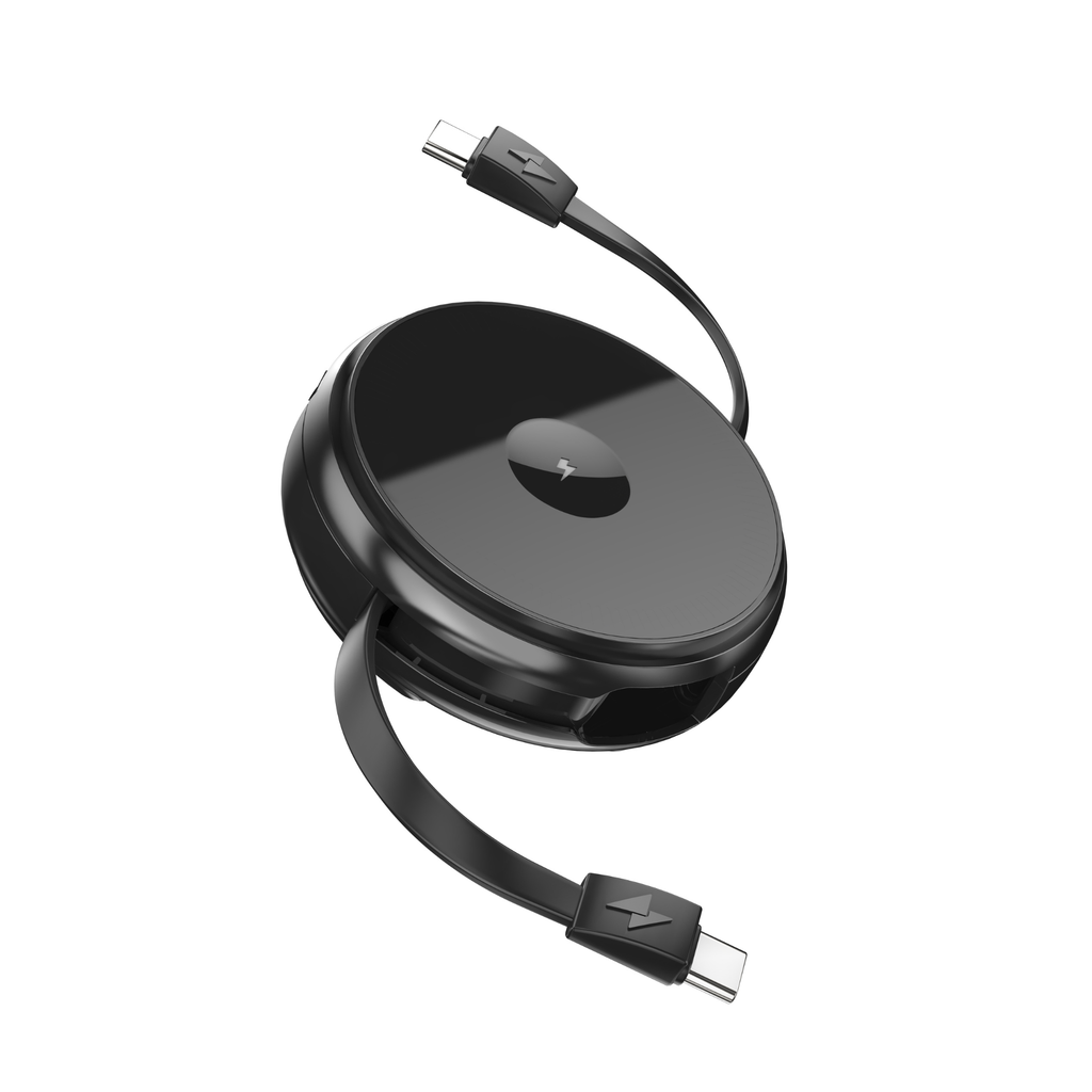 Retractable 2-in-1 Wireless Charger | PD 60W USB-C Cable – Function101